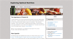 Desktop Screenshot of exploringoptimalnutrition.com